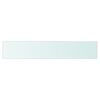 vidaXL Wandschap transparant 80x15 cm glas