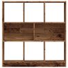 vidaXL Boekenkast 97,5x29,5x100 cm bewerkt hout oud houtkleurig