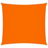 vidaXL Zonnescherm vierkant 4x4 m oxford stof oranje
