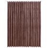 vidaXL Gordijn verduisterend met haken 290x245 cm fluweel antiekroze