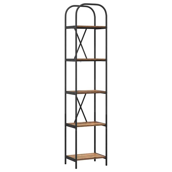 vidaXL Boekenkast Oudhout 40 x 30 x 183 cm Bewerkt hout