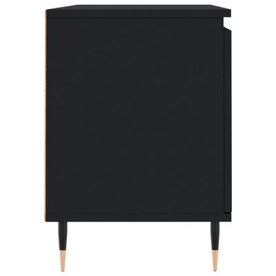 vidaXL Tv-meubel 104x35x50 cm bewerkt hout zwart