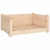 vidaXL Hondenbed 65,5x50,5x28 cm massief grenenhout