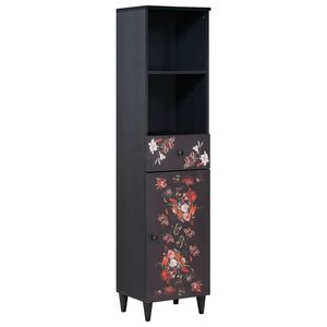 vidaXL Badkamerkast Multikleur 38 x 33,5 x 160 cm Massief Mango Hout