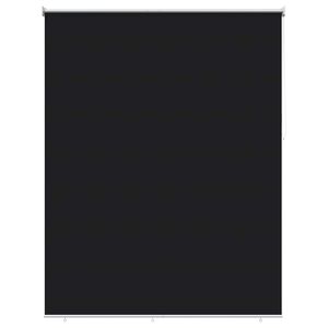 vidaXL Rolgordijn UV-bescherming Zwart 160 x 140 cm Polyester