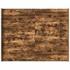 vidaXL Opbergbedframe met lade Gerookt eiken 160 x 200 cm Bewerkt hout