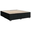 vidaXL Bedframe zonder matras stof zwart 180x200 cm