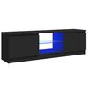 vidaXL Tv-meubel met LED-verlichting 120x30x36 cm zwart