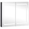 vidaXL Badkamerkast met spiegel en LED 80x12,2x68 cm