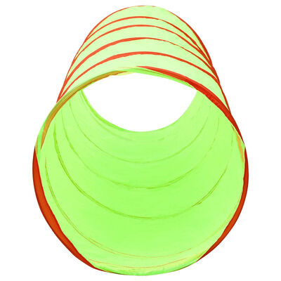 vidaXL Kinderspeeltunnel met 250 ballen 175 cm polyester groen