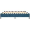 vidaXL Boxspring bed 200x200 cm fluweel donkerblauw