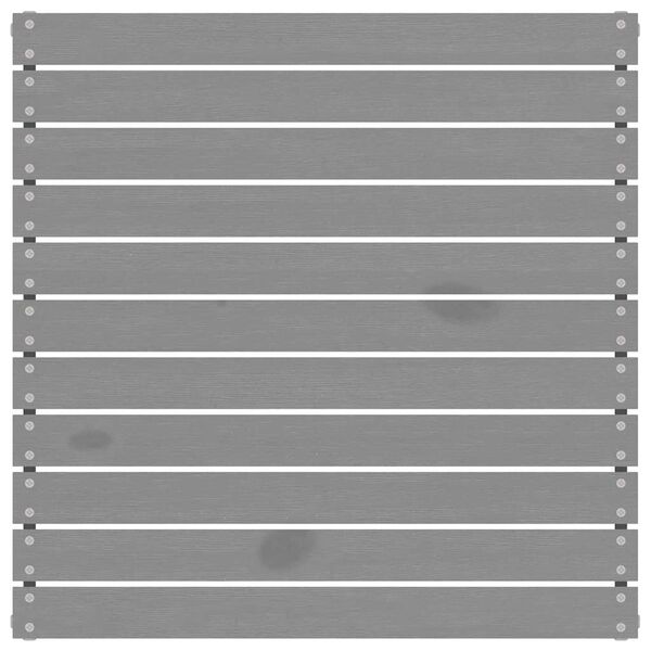 vidaXL Tuinvoetenbank massief grenenhout grijs