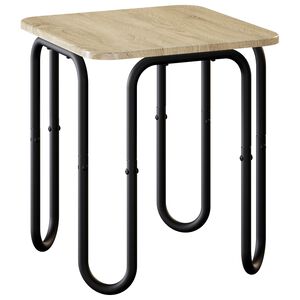 vidaXL Salontafel Sonoma Eiken 40 x 40 x 45 cm Bewerkt hout