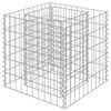 vidaXL Gabion plantenbak verhoogd 50x50x50 cm gegalvaniseerd staal
