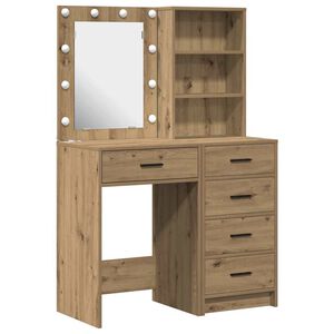 vidaXL Plafondtafel 2 st Bruin 50 x 41 x 135 cm Bewerkt hout