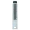 vidaXL Vlaggen Mast Houder Zilver 15 x 3 x 0,35 cm Staal