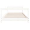 vidaXL Kinderbedframe 90x190 cm massief grenenhout wit