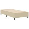 vidaXL Platform bedframe Grijs groen 100 x 200 cm Stof