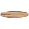 vidaXL Tafelblad rond &Oslash; 50x2,5 cm massief ruw mangohout