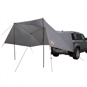 vidaXL Autotent 308 x 215 x 220 cm Grijs en Oranje Polyester en staal