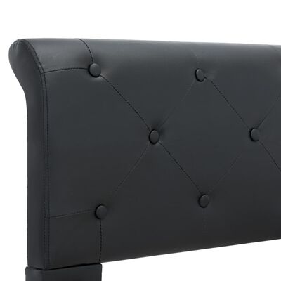 vidaXL Bedframe kunstleer zwart 160x200 cm