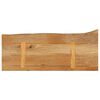 vidaXL Tafelblad met natuurlijke rand 90x20x3,8 cm massief mangohout