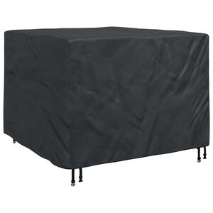 vidaXL Meubelhoes Zwart 125 x 125 x 74 cm 420D Oxford stof