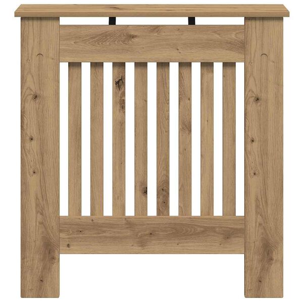 vidaXL Radiatorafdekking Artisan Eiken 78 x 19 x 81,5 cm Bewerkt hout