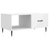 vidaXL Salontafel Wit 90 x 50 x 40 cm Bewerkt hout