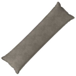vidaXL Kussensloop HOUTEN Lichtgrijs 40 x 145 cm Fluweel