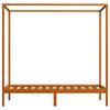 vidaXL Hemelbedframe massief grenenhout honingbruin 90x200 cm