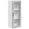 vidaXL Wandglas cabinet PORTO Beton Grijs 40 x 31 x 100 cm