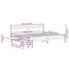 vidaXL Bedframe zonder matras massief grenenhout wasbruin 180x200 cm