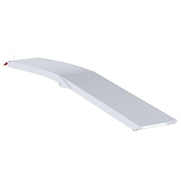 vidaXL Laad Ramp 2 pcs Zilver 205 x 28 x 5 cm Aluminium