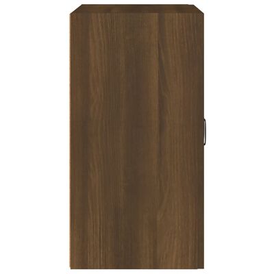 vidaXL Wandkast 60x31x60 cm bewerkt hout bruin eikenkleur