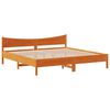 vidaXL Bedframe zonder matras massief grenenhout wasbruin 180x200 cm