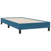 vidaXL Bedframe zonder matras 80x220 cm fluweel donkerblauw