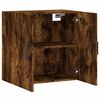 vidaXL Wandkast 60x31x60 cm bewerkt hout gerookt eikenkleurig