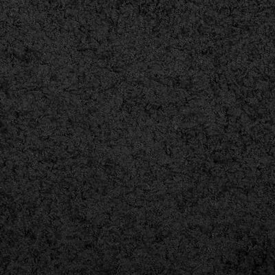 vidaXL Vloerkleed PAMPLONA shaggy hoogpolig modern Ø 280 cm zwart