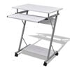 vidaXL Studenten computerbureau 60 x 40 x 74 cm (wit)