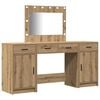 vidaXL Plafondtafel 3 st Bruin 78,5 x 41 x 135 cm Bewerkt hout