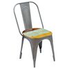 vidaXL Eetkamerstoelen 2 st massief gerecycled hout