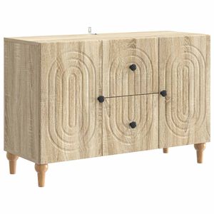 vidaXL TV-kast met lade Sonoma Eiken 89 x 34,5 x 60 cm Bewerkt hout