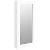 vidaXL Sieradenkast met spiegel wandgemonteerd 30x8,5x67 cm wit