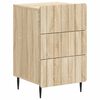 vidaXL Nachtkastje met lade Sonoma Eiken 43x 41 x 68 cm Bewerkt hout