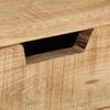vidaXL Bureau 100x45x90 cm massief ruw mangohout
