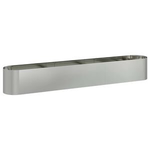 vidaXL Verhoogd Tuinbed Gegalvaniseerd staal 280 x 40 x 40 cm
