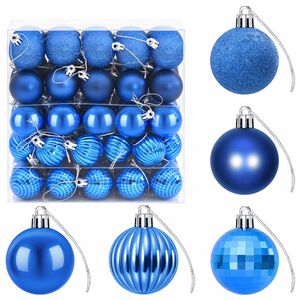 vidaXL Kerstballen set 100 st Blauw 4 cm Polystyreen