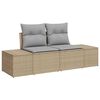 vidaXL Tuin Sofa Set 8 pcs beige en lichtgrijs