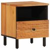 vidaXL Nachtkastje 40x33x46 cm massief acaciahout